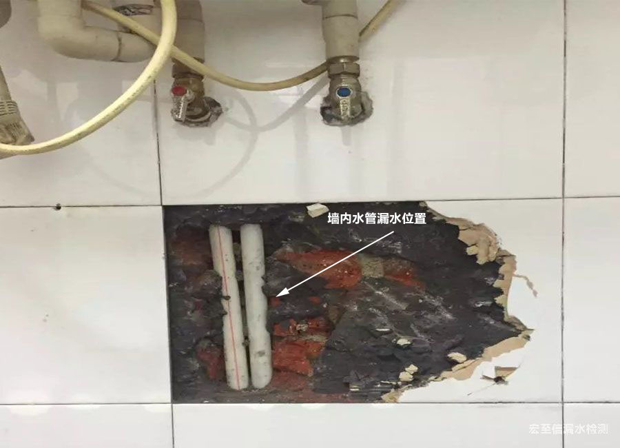 青岛李沧区墙内水管漏水检测