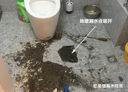 胶州卫生间地暖漏水检测